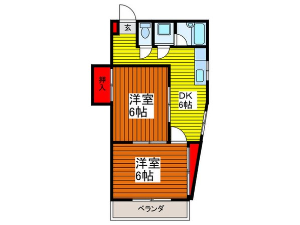 アベニュ－川口の物件間取画像